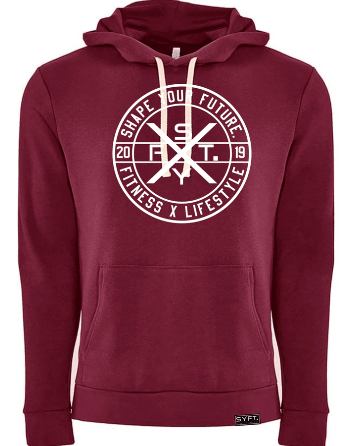 ESTABLISHED HOODIE - MAROON - Shape Your Future. Apparel