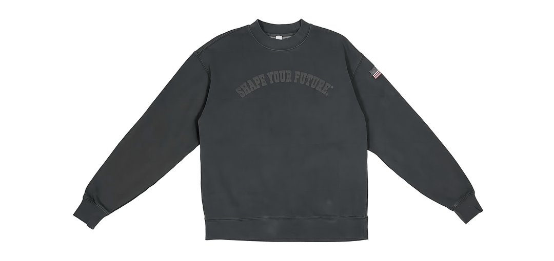 BLACKOUT "PREMIUM VINTAGE" CREWNECK IN BLACK