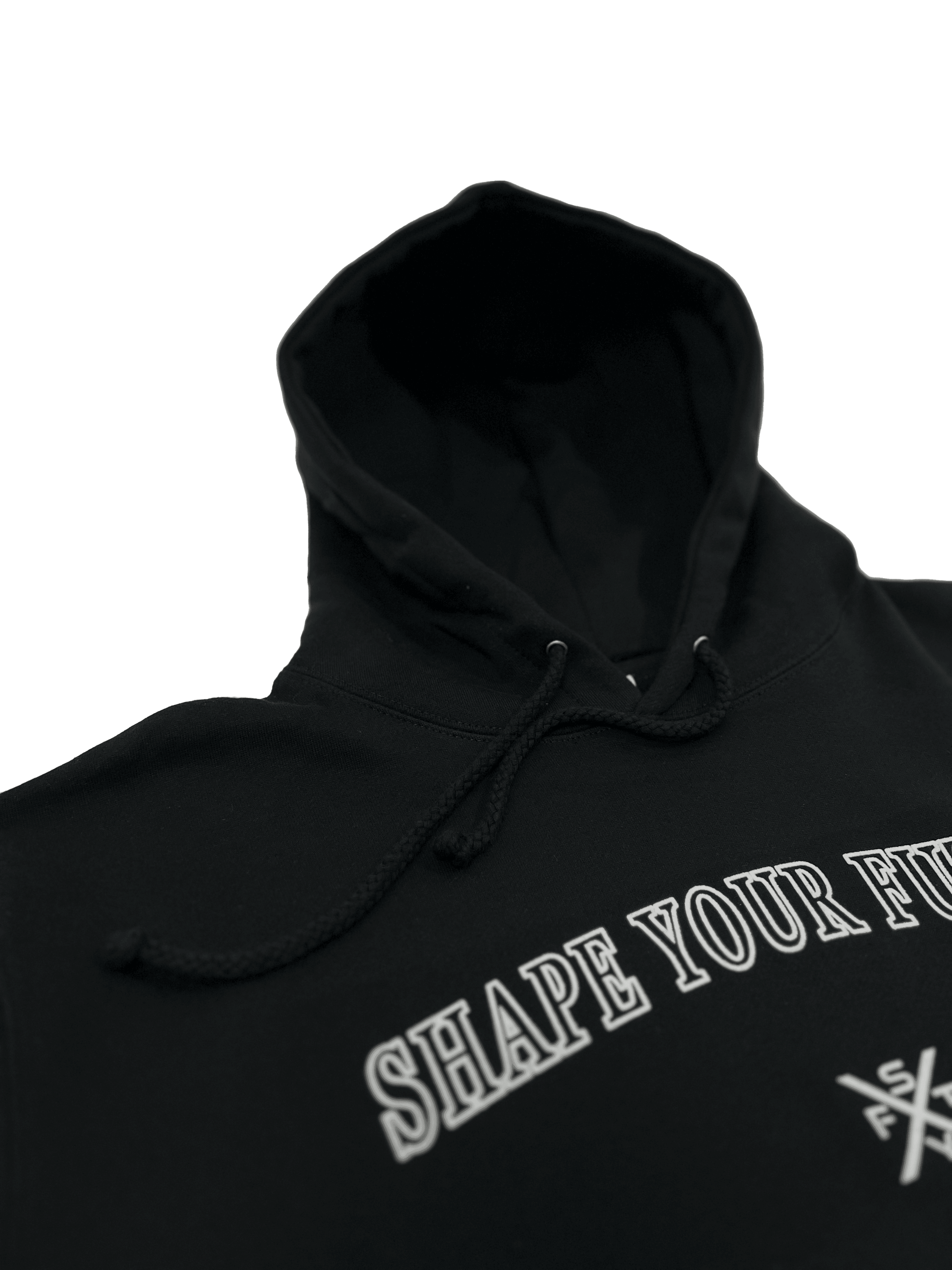 ICONIC CLASSIC HEAVYWEIGHT HOODIE - BLACK - Shape Your Future. Apparel