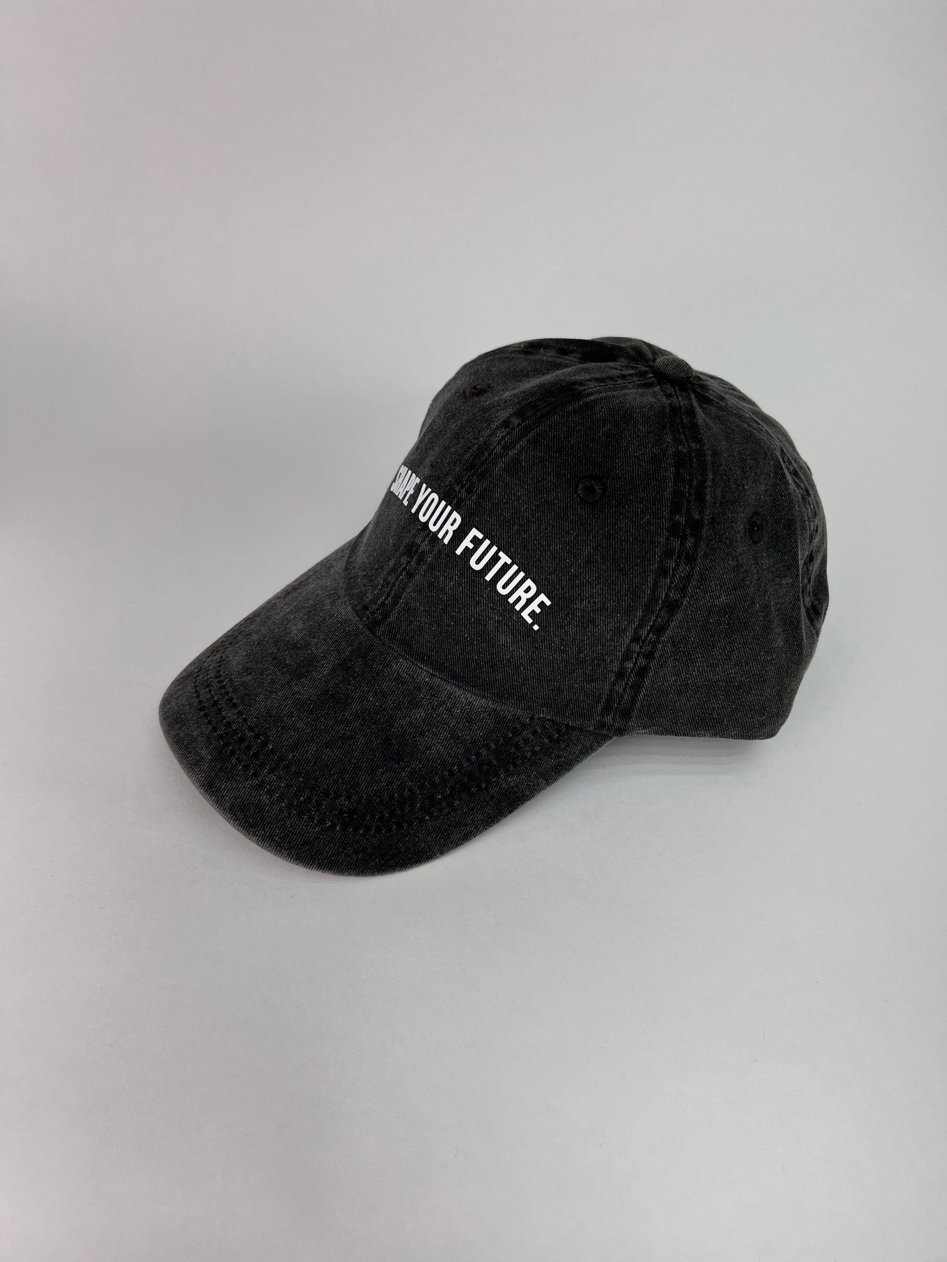 VINTAGE DAD CAP - BLACK - Shape Your Future. Apparel