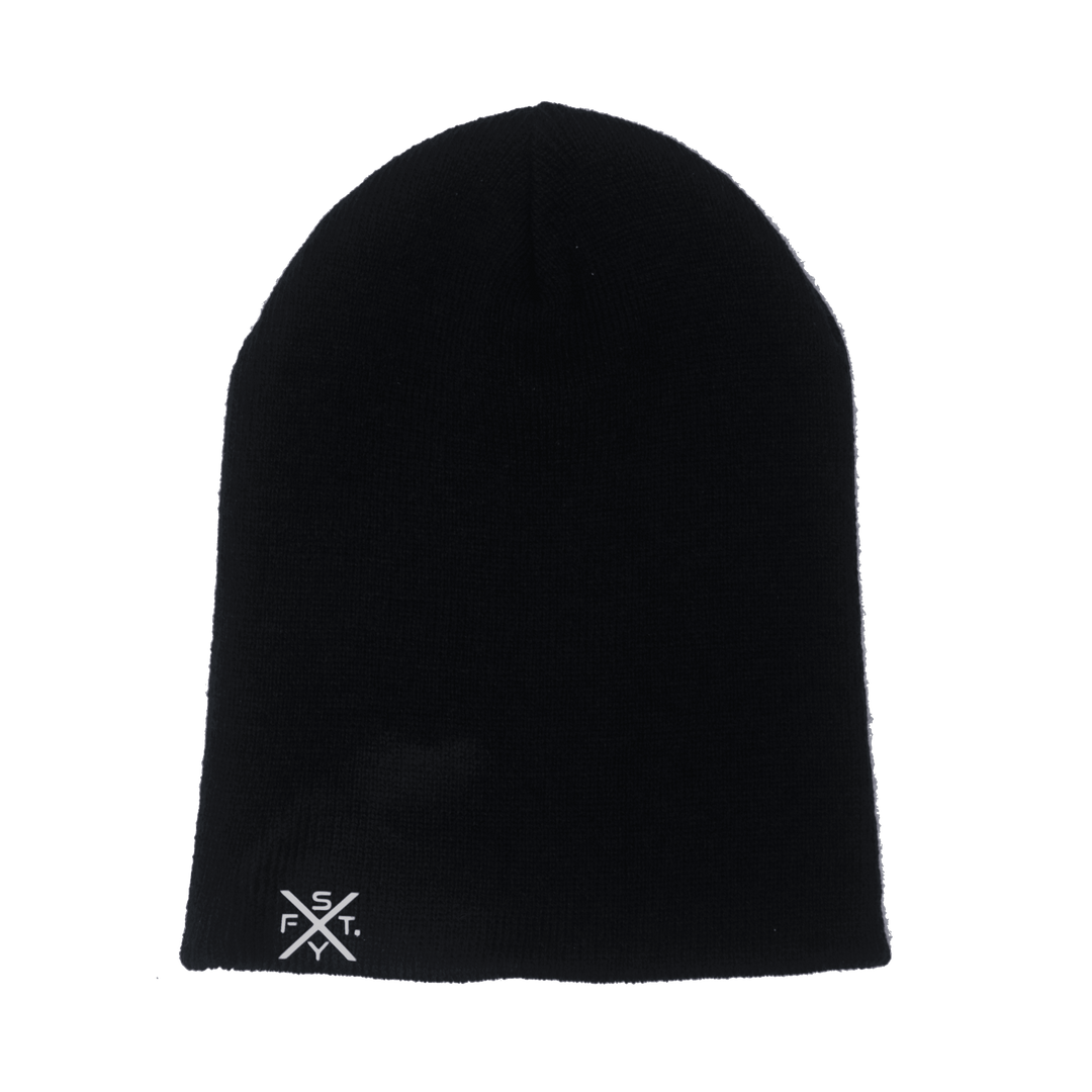 ESSENTIAL BEANIE - BLACK - Shape Your Future. Apparel