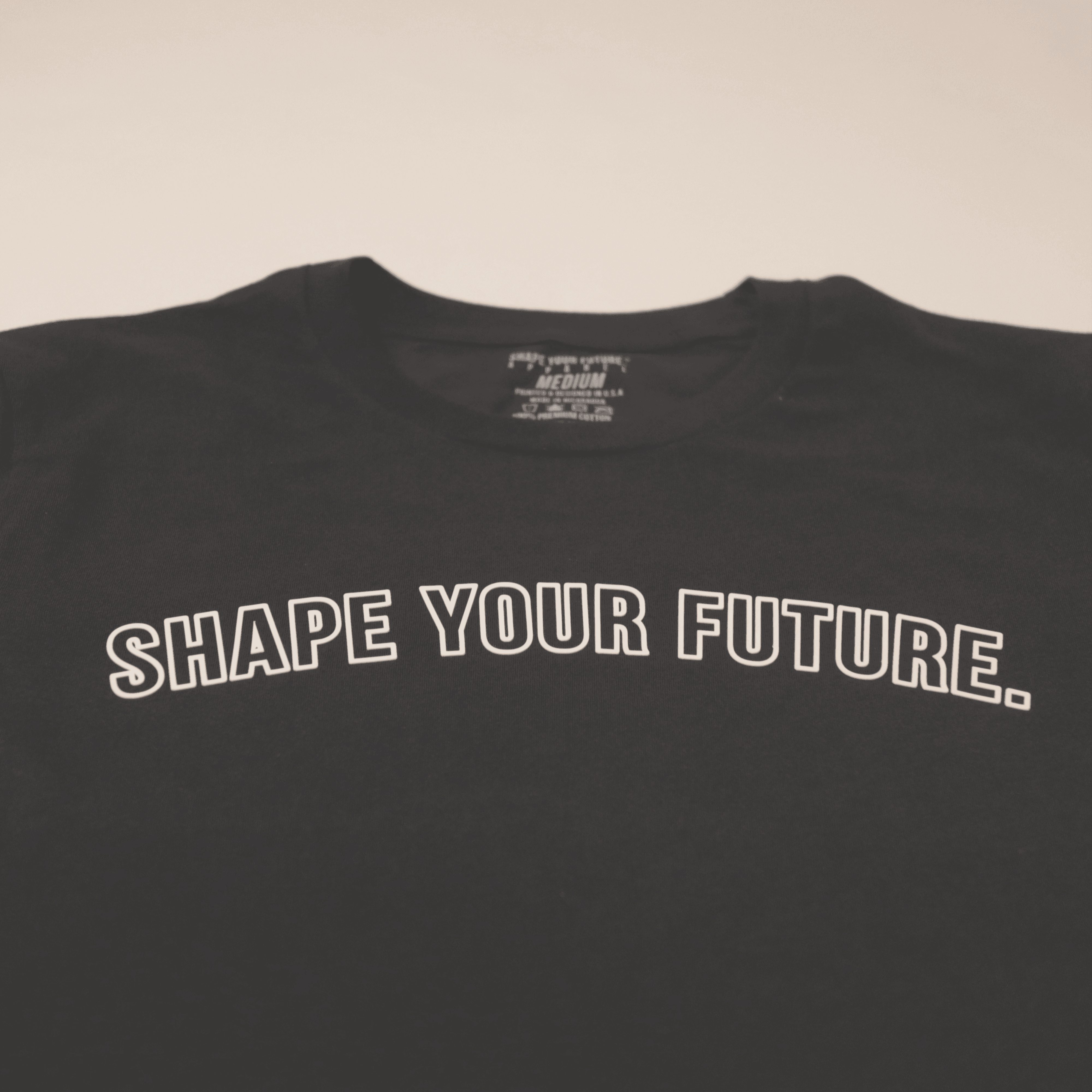 POWERHOUSE CROP TEE - VINTAGE BLACK - Shape Your Future. Apparel