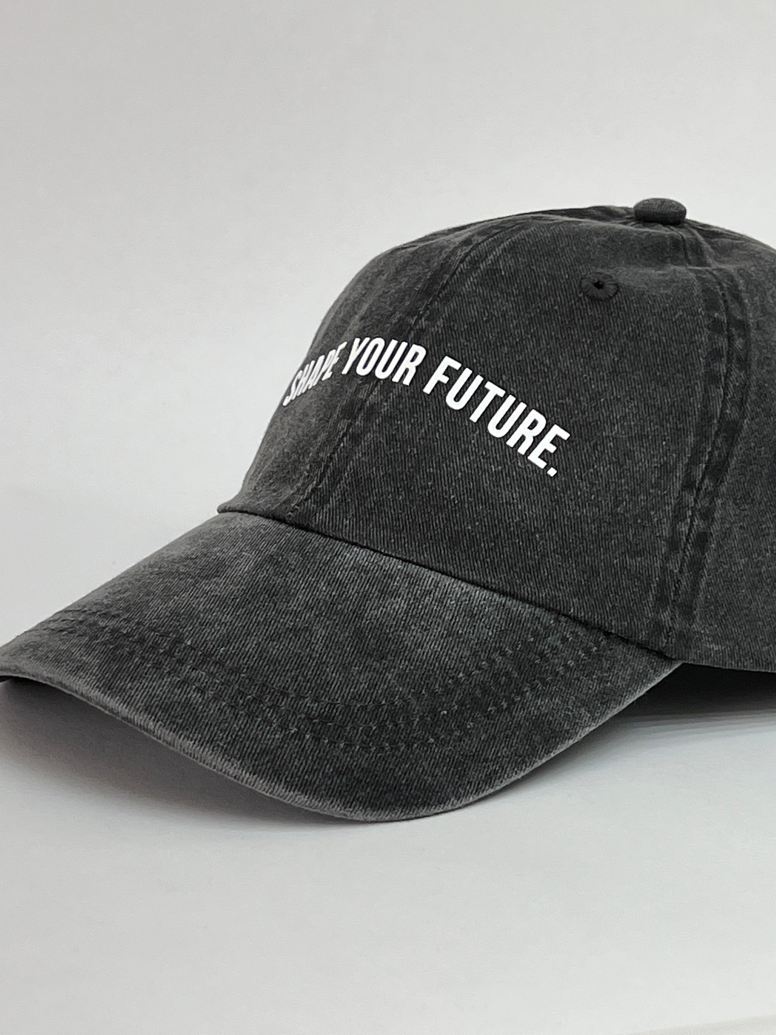 VINTAGE DAD CAP - BLACK - Shape Your Future. Apparel